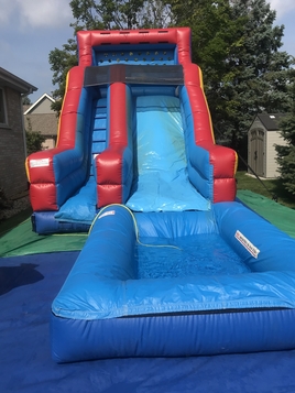 water slides, tropical slide, party rentals, backyard parties, party, events, water wars, chicago party rentals,